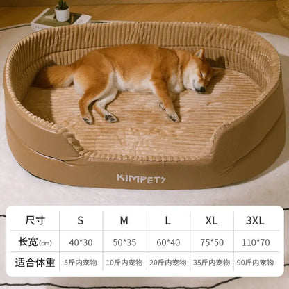 Lit Confort Universel pour Animaux avec Housse Détachable
