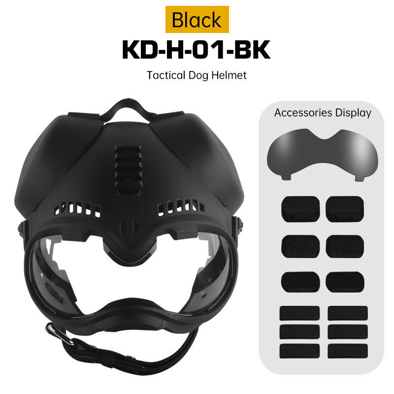 Casque tactique K9 pour chien – Entraînement, chasse &amp; accessoires de tournage