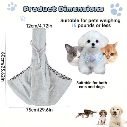 Sac de Transport Portable pour Petits Chiens &amp; Chats jusqu'à 7.5 kg