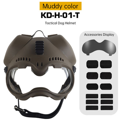Casque tactique K9 pour chien – Entraînement, chasse &amp; accessoires de tournage