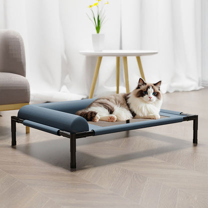 Lits surélevés pour Chien en Maille (Aéré avec Coussin),