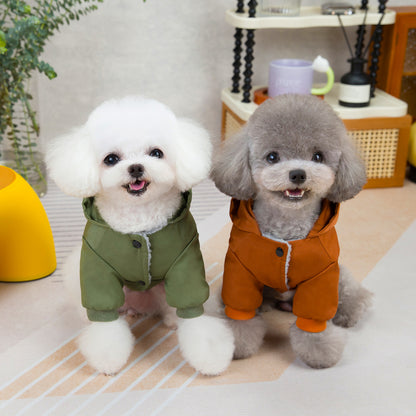 Vêtements pour Chien et Chat : Sweater Mignon à Deux Pattes en Coton - Style Frais et Décontracté