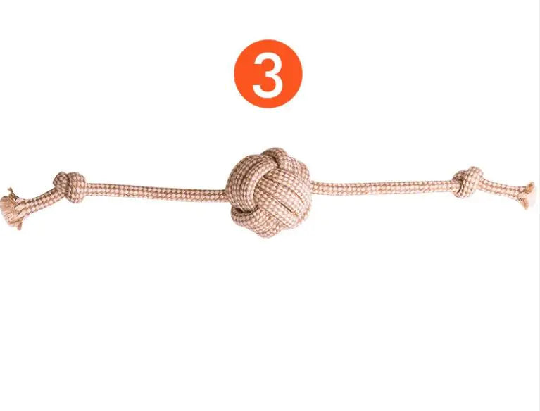 Ensemble de Jouets pour Chiens en Coton Chanvre