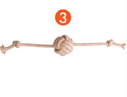 Ensemble de Jouets pour Chiens en Coton Chanvre